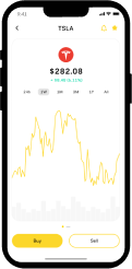 Trading on mobile device